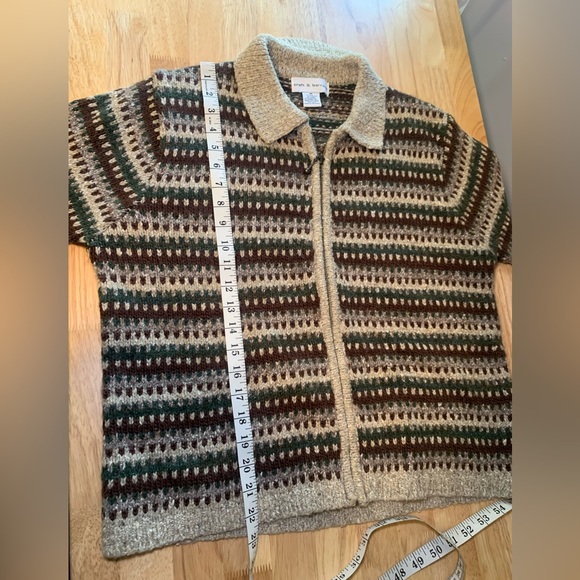 Vintage Wool Zip Up Jacket Women’s Size Medium - Picture 9 of 10